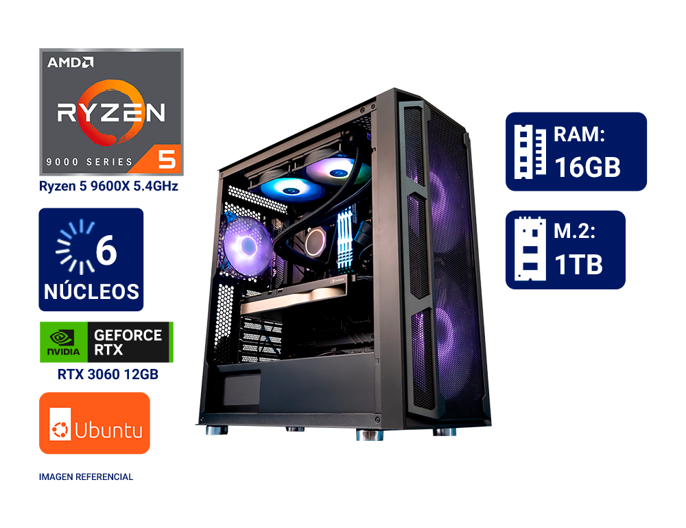 グラボなし】新品デスクトップPC Ryzen5 9600X 1TB 32G パソコン 9600x